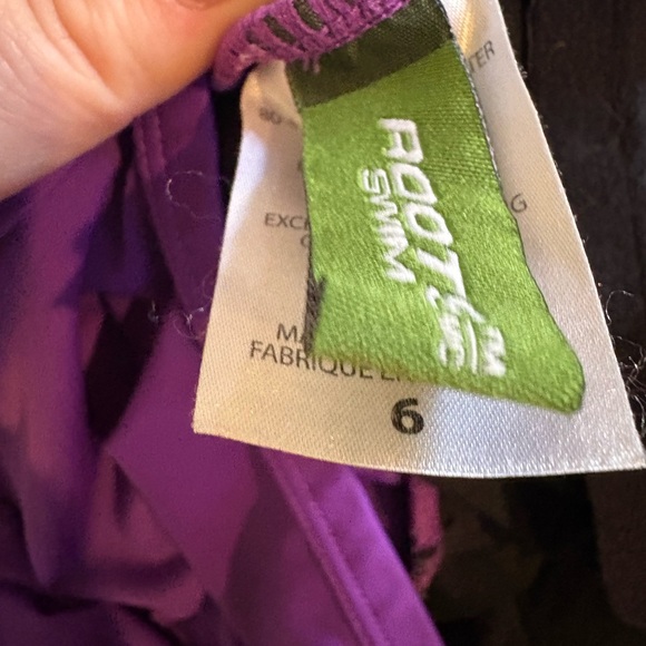 Purple Roots One Piece Swimsuit - Picture 5 of 5